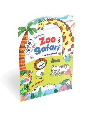 Carry Me Zoo & Safari Colouring Book