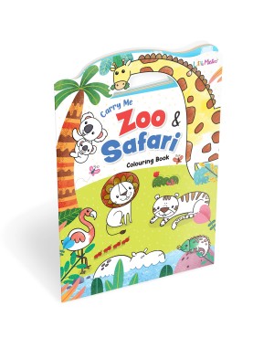 Carry Me Zoo & Safari Colouring Book