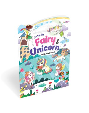 Carry Me Fairy Tales & Unicorn Colouring Book