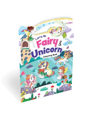 Carry Me Fairy Tales & Unicorn Colouring Book