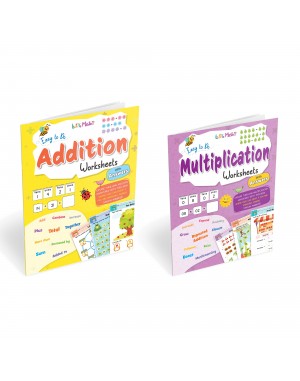 Easy to Do: Addition and Multiplication Worksheets With Answers | Children Basic Math Activity Books