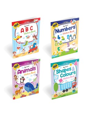  My First ABC, Numbers, Animals and Shapes Colours Stickers Book