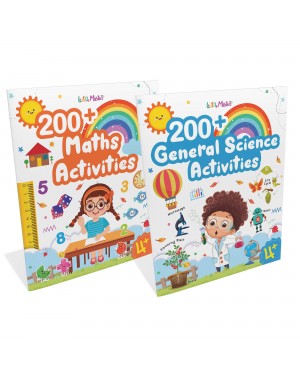 200+ Maths Activity Book|200+ General Science Activity Book