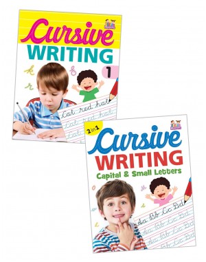 Combo Pack of 2 English Cursive Writing